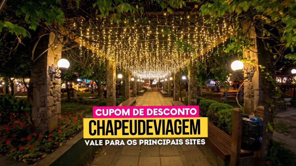 Lugares pet friendly em Gramado e Canela: onde passear com o cachorro 4 Rua Coberta em Gramado iluminada, área marcada como pet friendly pela Secretaria de Turismo