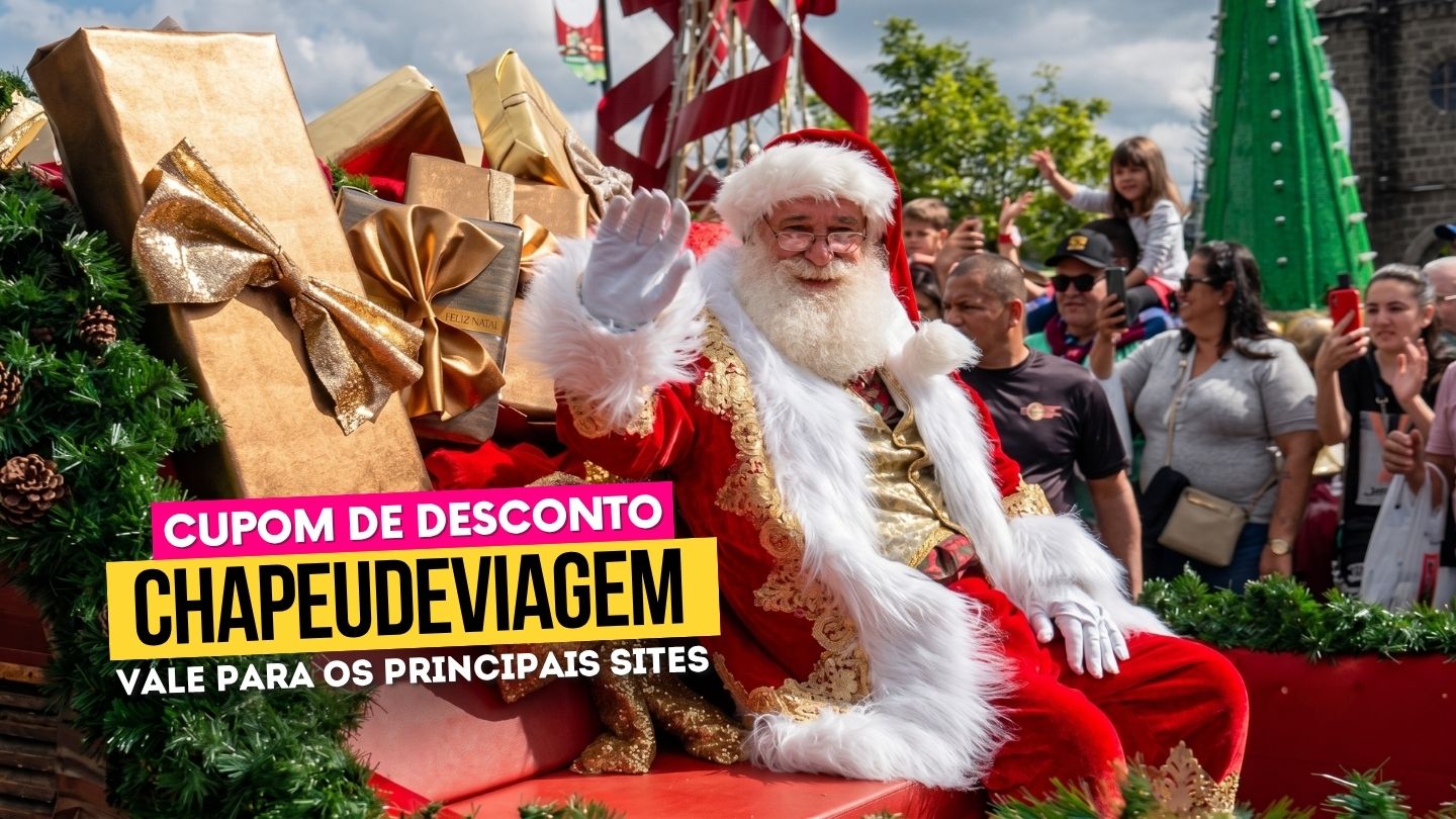 Natal Luz Gramado Cupom - Papai Noel em Gramado desfle