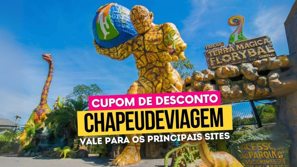 Lojas da Florybal em Gramado e Canela: Jardim encantado, mirante e onde fica cada uma 8 Cupom Parque Florybal CHAPEUDEVIAGEM - Entrada do parque Florybal Canela