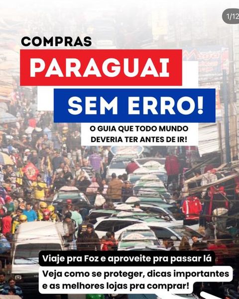 Capa do carrossel Compras Paraguai sem erro