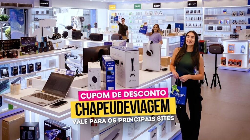 Cell Shop cupom - Compras Paraguai loja