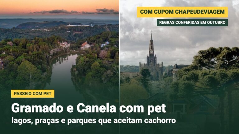 Lago Negro e Catedral de Pedra: lugares pet friendly em Gramado e Canela