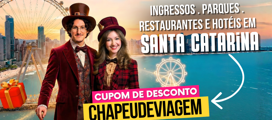 Desconto Balneário Camboriú Cupom CHAPEUDEVIAGEM